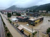 Sinop Ayancık'taki sel afeti havadan görüntülendi