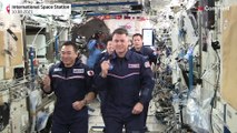 Ginástica espacial dos astronautas da ISS celebra Jogos Olímpicos de Tóquio