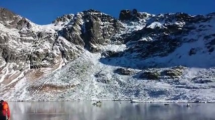 Caminhar por um passeio de gelo