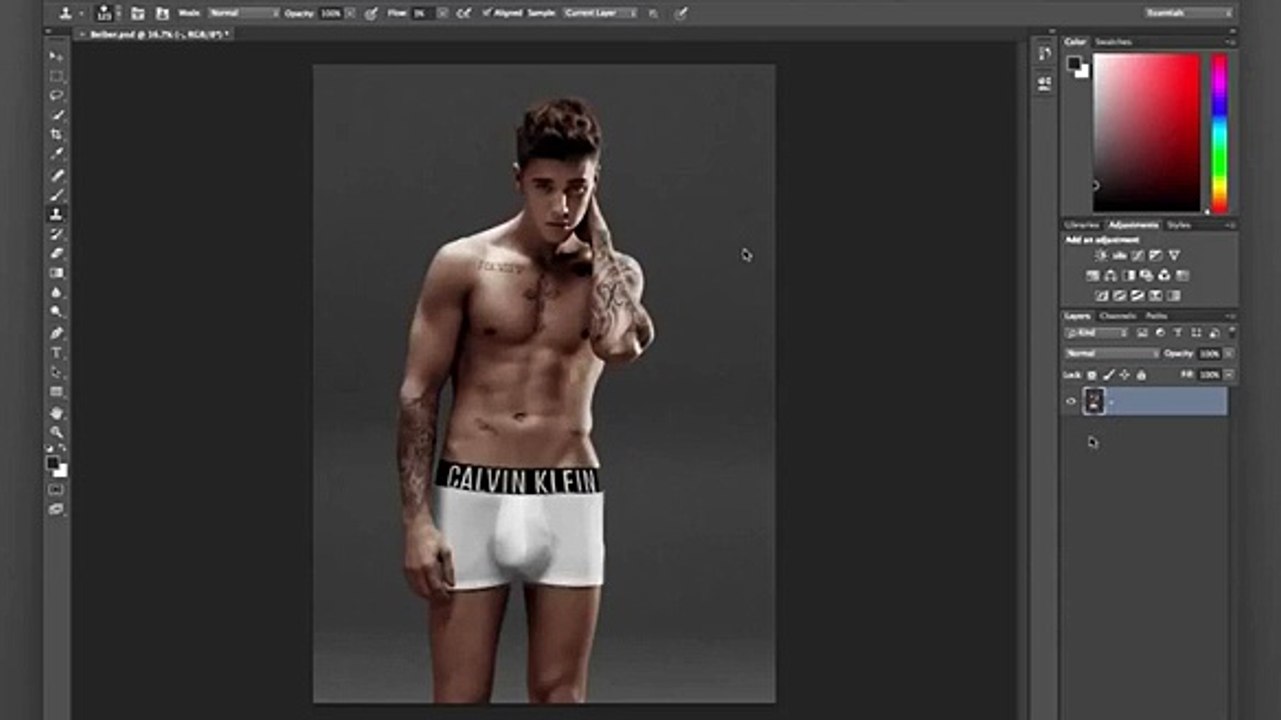 bieber photoshop