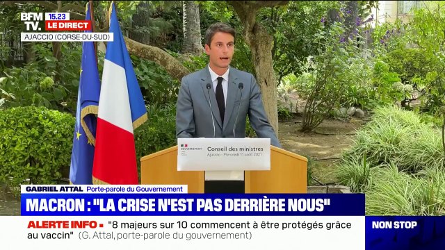 Gabriel Attal: La vaccination doit être au coin de chaque rue, il ne peut y avoir aucun laissé-pour-compte