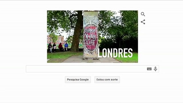doodle queda do muro de berlim
