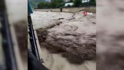 Selin vurduğu Cide ve Şenpazarı adeta göle döndü