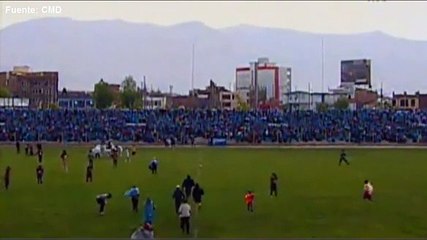 Jogador peruano atingido por raio