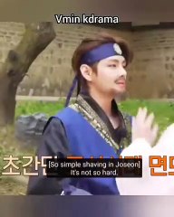 Jimin changes V face in seconds, he is smart then makeup artist .