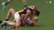 Jogador australiano tenta estrangular adversário