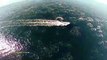 Drone filma baleias e golfinhos em alto mar