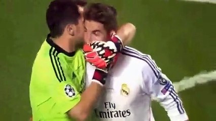 O beijo de Casillas a Ramos