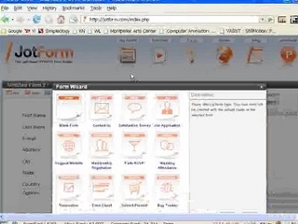 Creating Web Forms, Easily and For Free