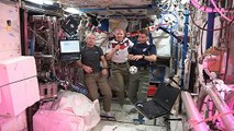 Astronautas da Nasa assistem ao Mundial a bordo da Estação Espacial