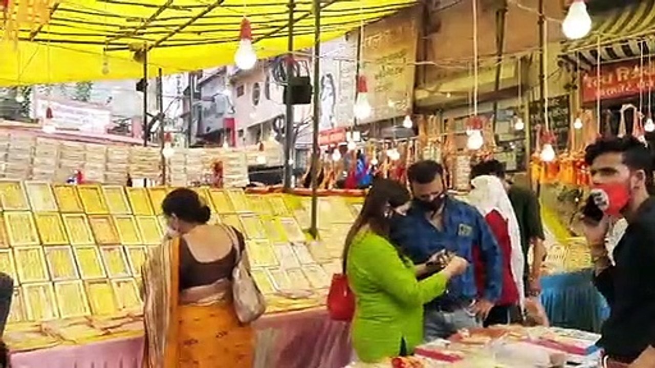 रंग-बिरंगी राखियों से सजे बाजार, देखें वीडियो