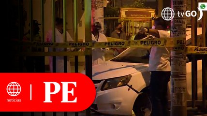 Los Olivos: Conductor fue asesinado a balazos | Primera Edición