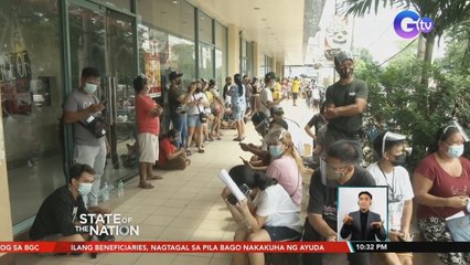 Ilang beneficiaries, nagtagal sa pila bago nakakuha ng ayuda | SONA