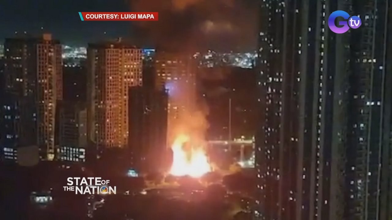 Sunog, sumiklab sa BGC dahil sa gas explosion sa isang gusali | SONA