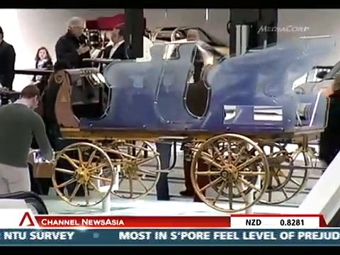 O primeiro Porsche está em exibição num museu