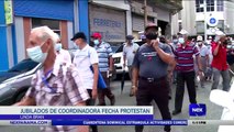 Jubilados de coordinadora Fecha realizan protesta - Nex Noticias