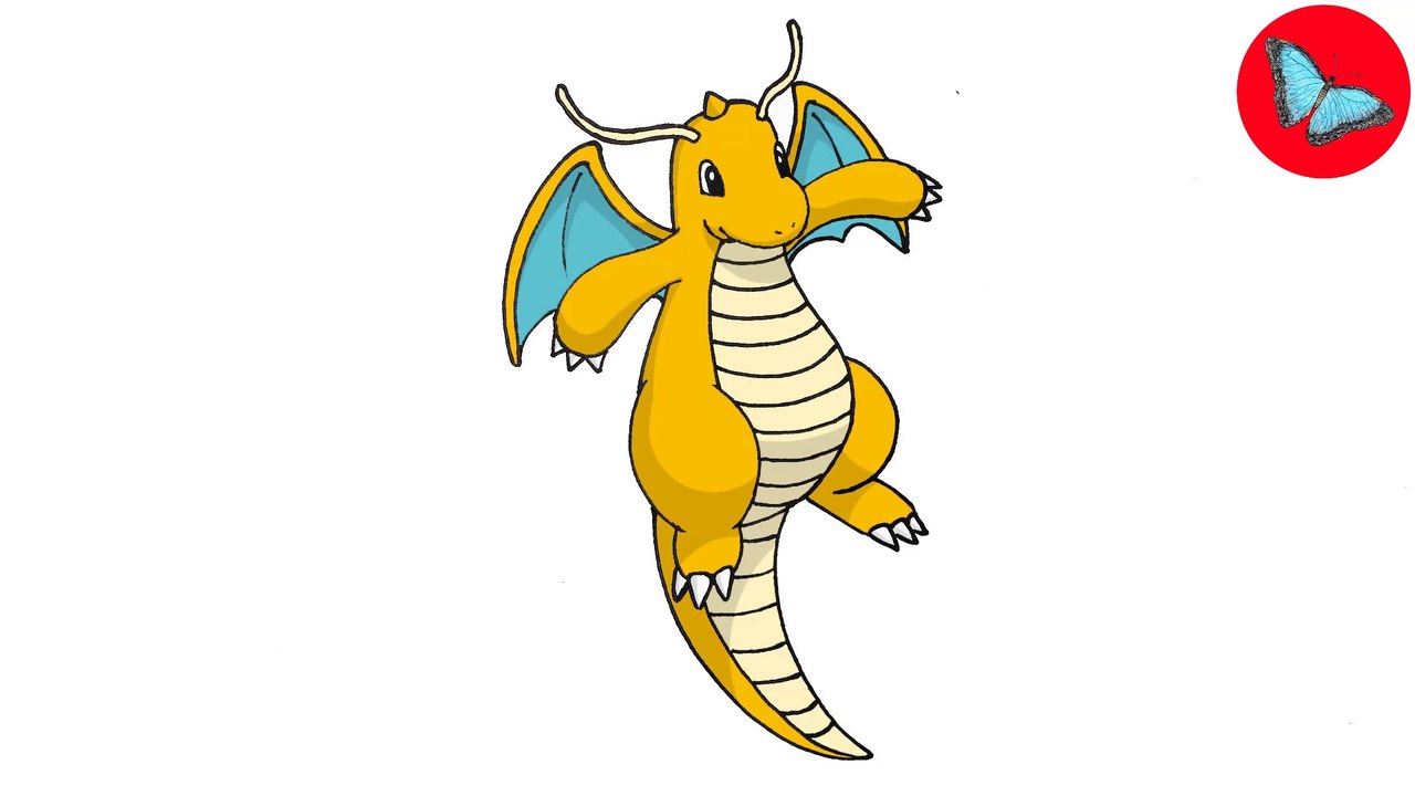 How To Draw Pokemon - Dragonite