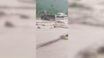 Şiddetli yağış nedeniyle kapanan Fatsa-Kumru karayolu ulaşıma açıldı