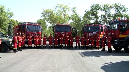 Así trabaja la UME contra los incendios