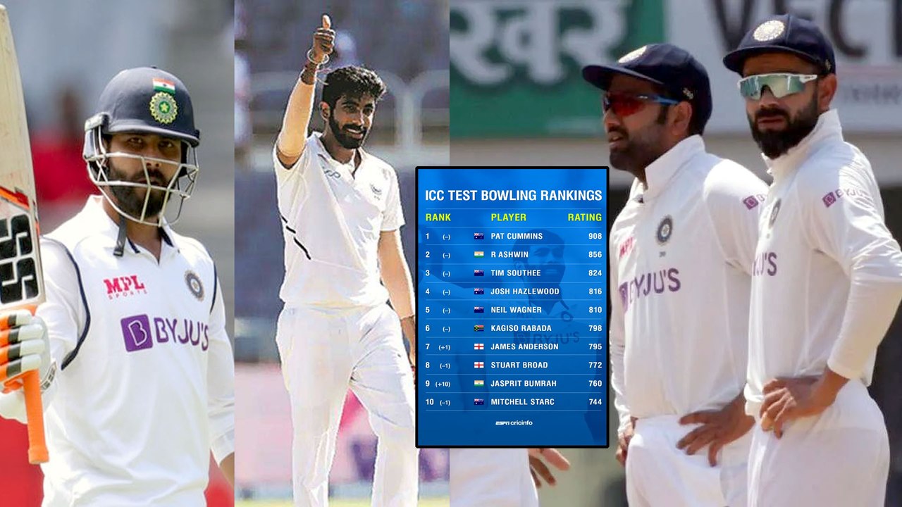 ICC Test Rankings : Ravindra Jadeja Gets 2nd Position, Bumrah Returns In Top 10 || Oneindia Telugu