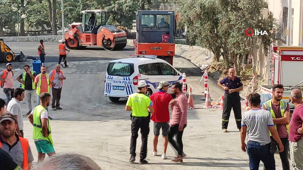 Kargo kamyonunun çarptığı dede-torun yaralandı