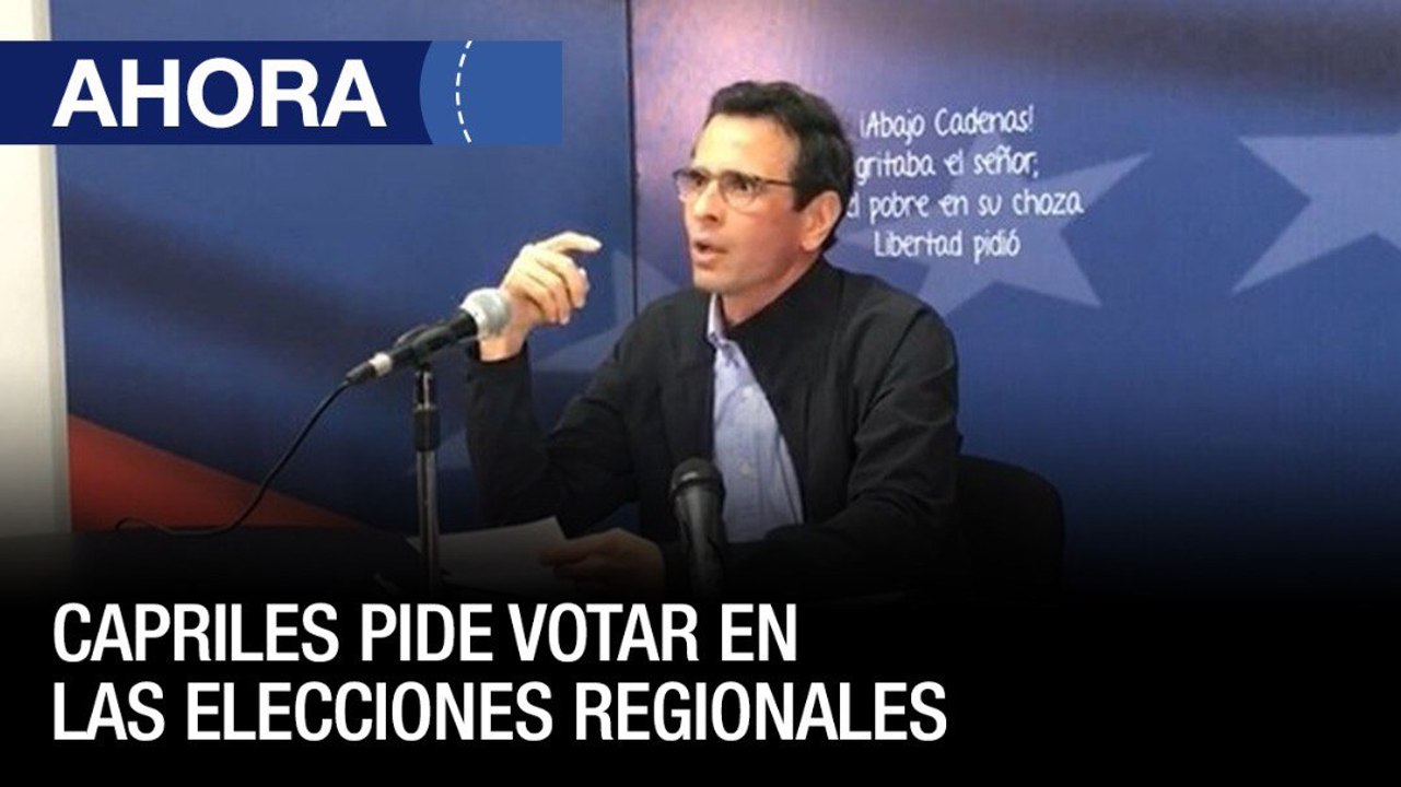 Henrique Capriles habla sobre las Negociaciones y Elecciones en Venezuela  - #11Ago - Ahora