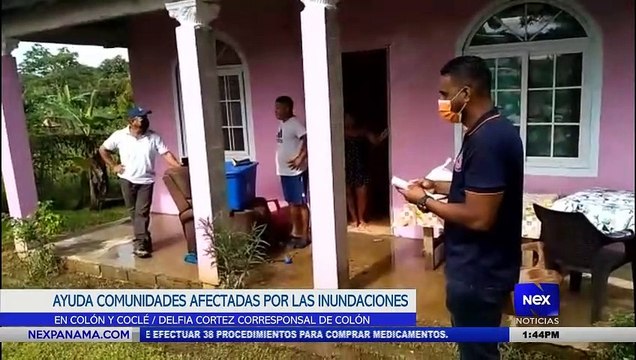 El SINAPROC ayuda a comunidades afectadas por las inundaciones en la provincia de Colon - Nex Noticias