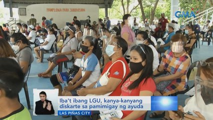 Iba't ibang LGU, kanya-kanyang diskarte sa pamimigay ng ayuda | Saksi
