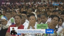 Partido Federal ng Pilipinas, nilinaw na wala pa silang kasunduan sa Hugpong ng Pagbabago | Saksi