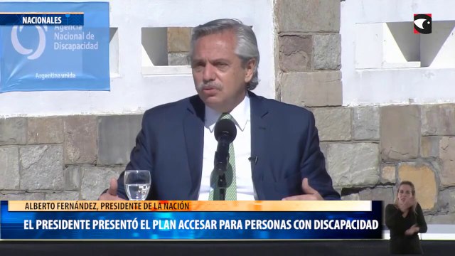 El presidente presentó el plan AccesAr para personas con discapacidad
