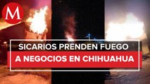Comando armado de _La Línea_ quema lotes de autos en Ciudad Juárez