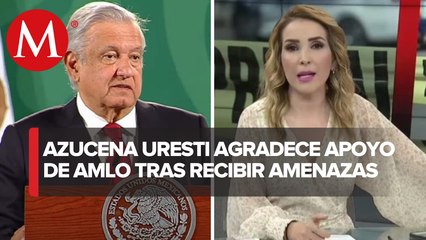 Скачать видео: Así reaccionó AMLO ante amenazas contra Azucena Uresti