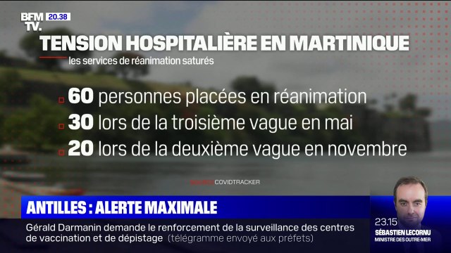 Covid-19: aux Antilles, les indicateurs sanitaires sont dans le rouge
