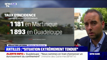 Sébastien Lecornu sur le Covid-19 aux Antilles: "Tous les médecins en réanimation me disent que le pire est à craindre"