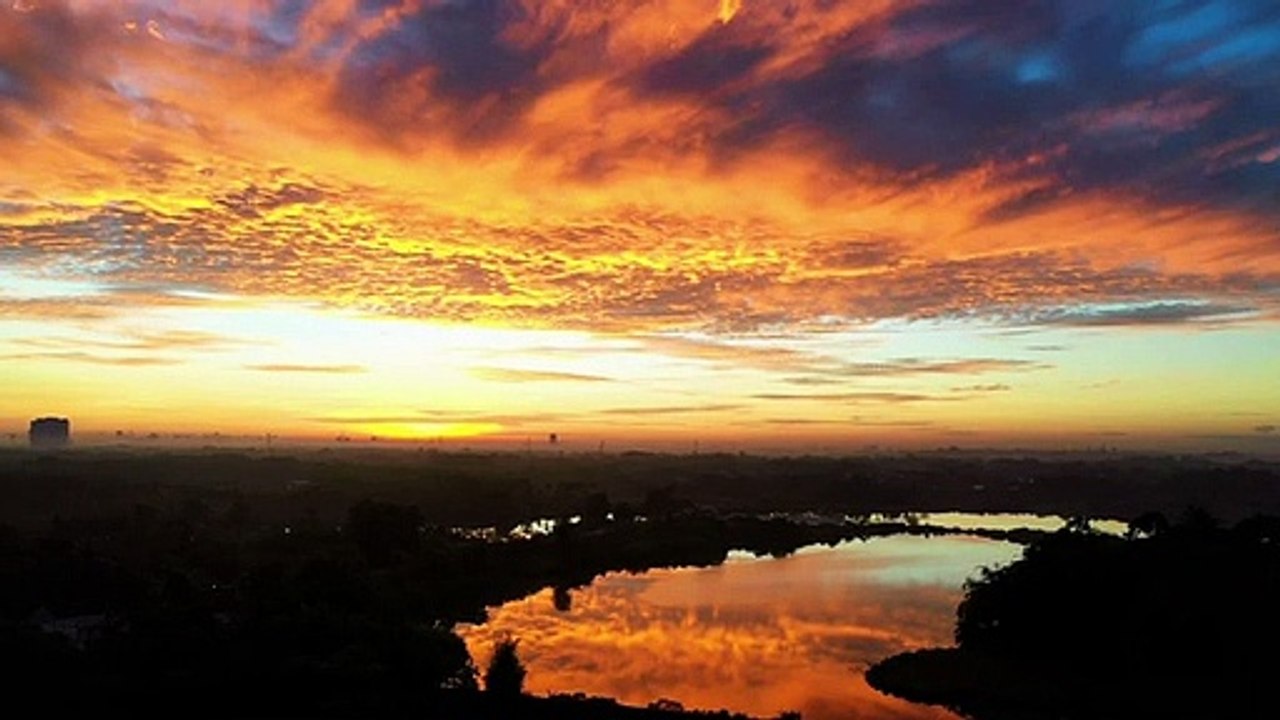 Time Lapse Of Silhouette Lake During Sunset By GoPro _ Video No 8 _ TimeLapse Shots
