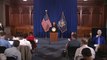 LIVE - New York's Lieutenant Governor Kathy Hochul holds first media briefing since Cuomo's resign...