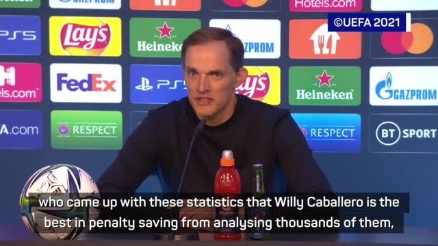 Statistics behind decision to bring on Kepa for penalties - Tuchel