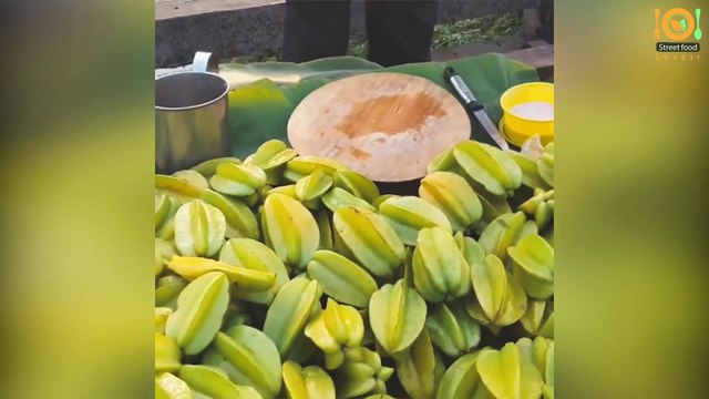 Street Food of India - Star Fruit Masala Juice & Sugar Cane Juice
