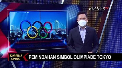 Resmi Berakhir, Simbol Olimpiade Lima Cincin Raksasa di Tokyo Telah Dipindahkan