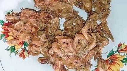 Udang goreng lalapan