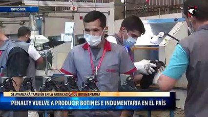 Penalty vuelve a producir botines e indumentaria en el país