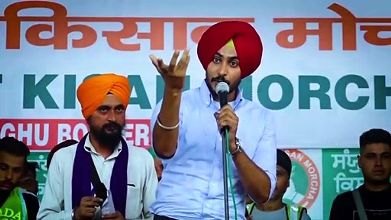 ਪੰਜਾਬੀ ਗਾਇਕ ਰਾਜਵੀਰ ਜਵੰਦਾ ਦੀ ਸਰਕਾਰ ਨੂੰ ਚੁਣੌਤੀ Rajveer Jawandha singing Song at Singhu Border