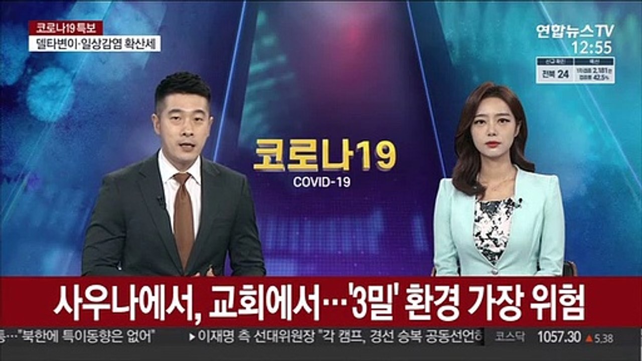 사우나에서, 교회에서…'3밀' 환경 가장 위험