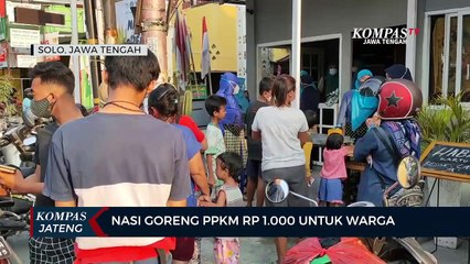 Nasi Goreng PPKM Rp 1.000 untuk Warga