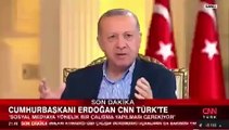 İşte Erdoğan'ın katıldığı canlı yayındaki tartışılan ''fısıltı''