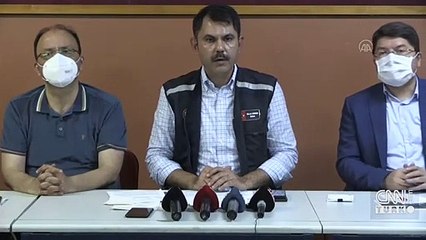 Bakan Kurum: Bartın'da metrekareye 318 kilogram yağış düştü