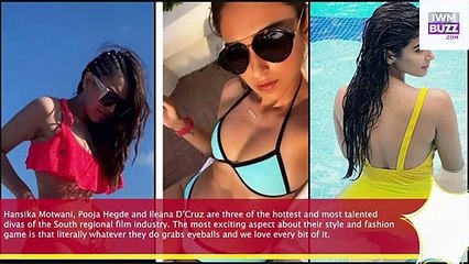 Hansika Motwani Vs Pooja Hegde Vs Ileana D’Cruz Who’s the fittest (Fan Battle)