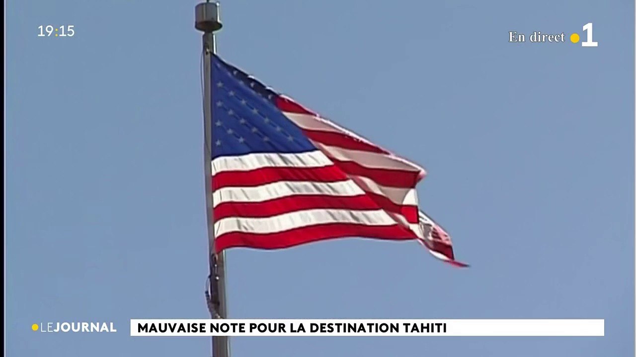 Mauvaise note pour la destination tahiti