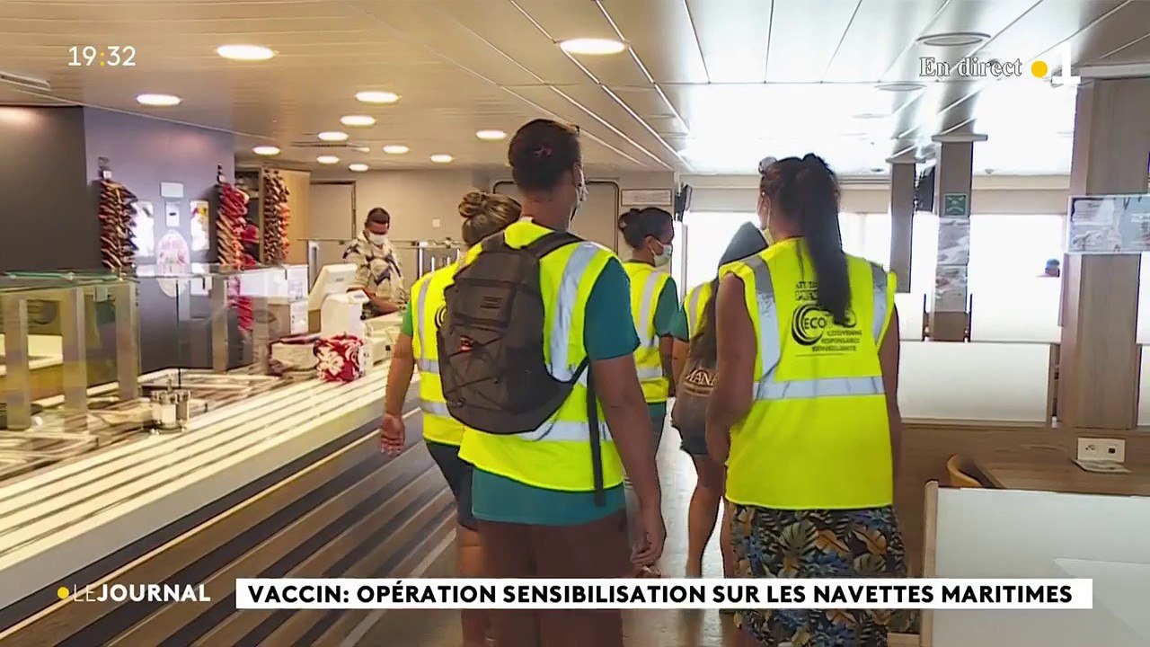 Vaccin : sensibilisation sur les navettes maritimes.
