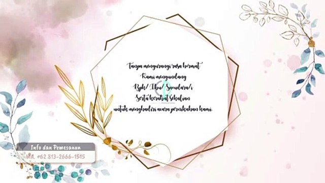TERMURAH!!! +62 852-2765-5050 | Video Surat Undangan
